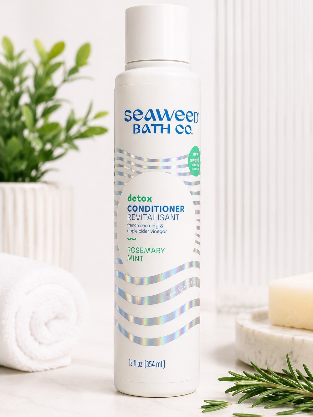 Seaweed Bath Co. Detox Conditioner – Rosemary Mint (12 fl oz / 354 mL)